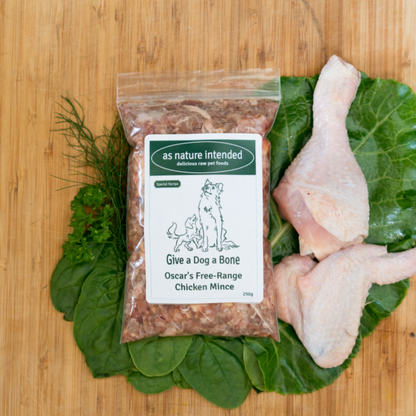 ANI Oscar's Pure Free Range Chicken Mince: for Skin and Allergy Problems