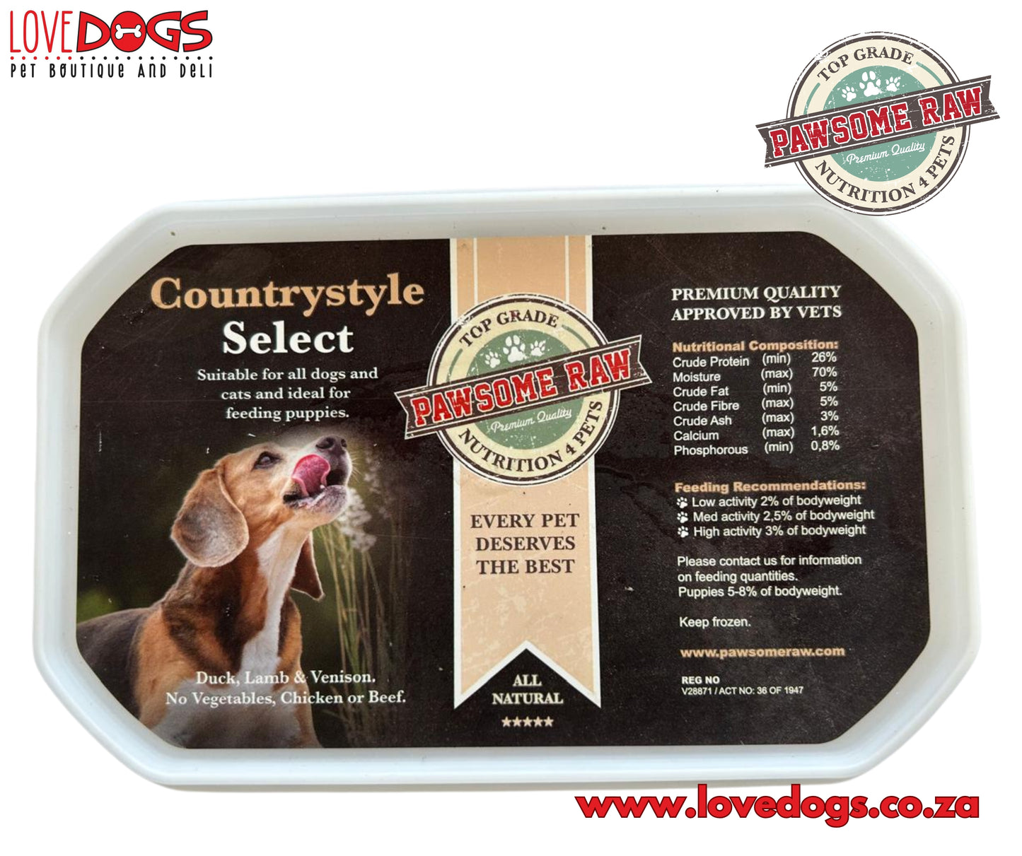 Pawsome Raw Countrystyle Select