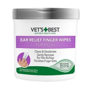 Vet's Best Clean Ear Finger Pads 50's