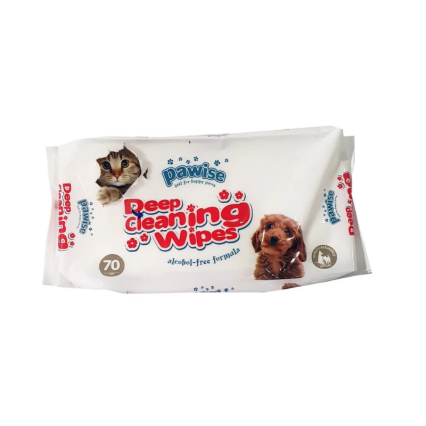 Pawise Deep Clean Wipes 70's