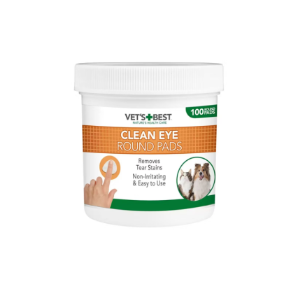 Vet's Best Clean Eye Round Pads 100's